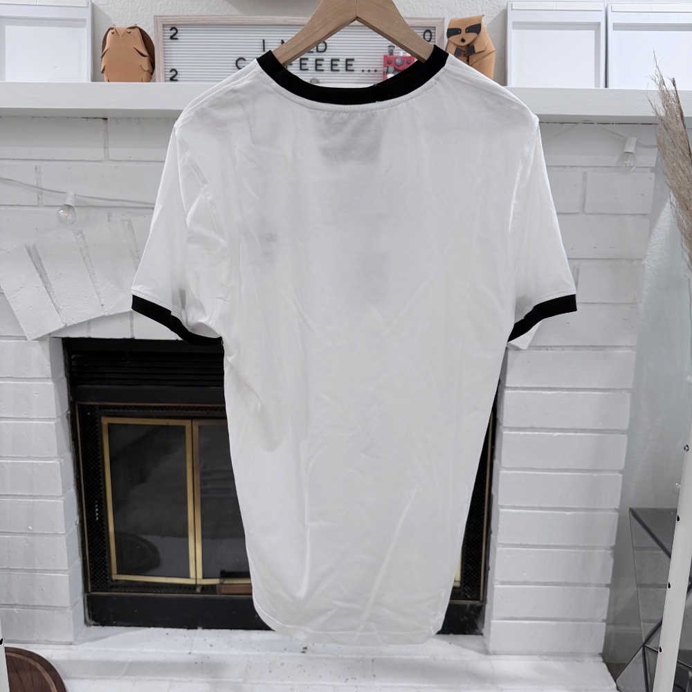 Moschino Couture White Double Smiley Short Sleeve T-Shirt - Picture 4 of 9